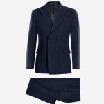 Blue Wool Four Buttons