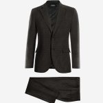 Grey Wool Blends Suit